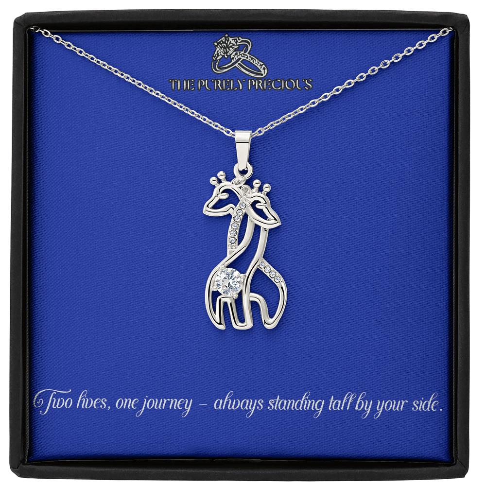 Personalized Giraffe Necklace