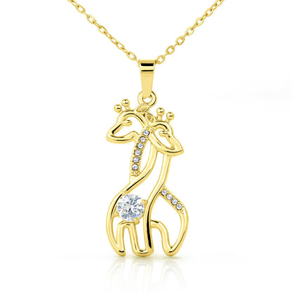 Personalized Giraffe Necklace