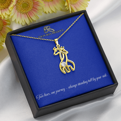 Personalized Giraffe Necklace