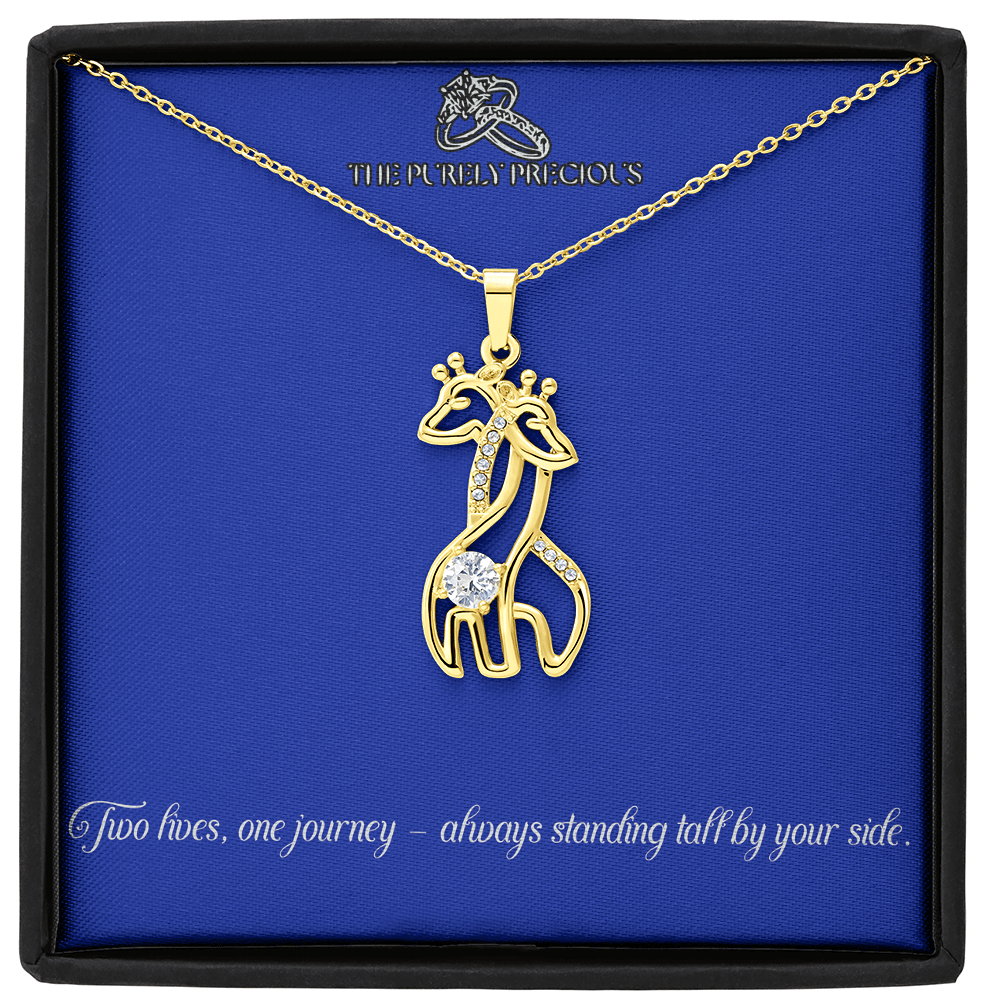 Personalized Giraffe Necklace